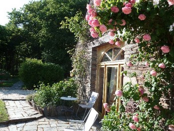 Chambre double, le patio