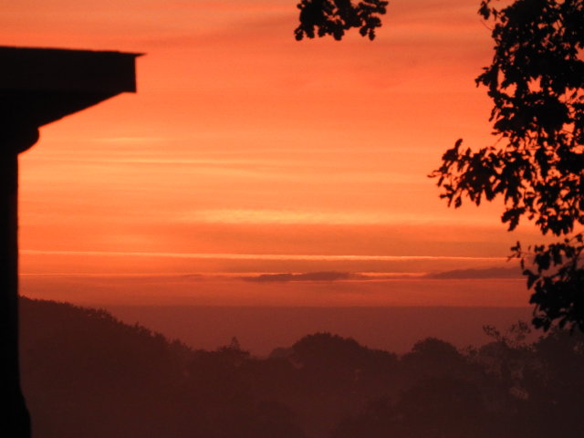 Coucher de soleil à Saint Jacob