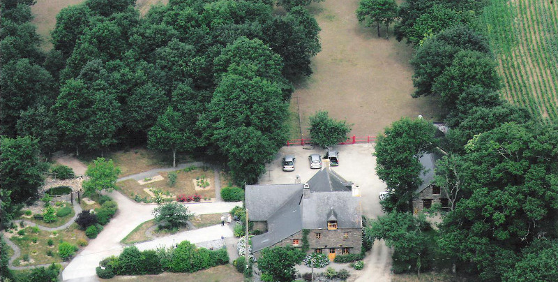 Vista aérea de la propiedad Saint Jacob